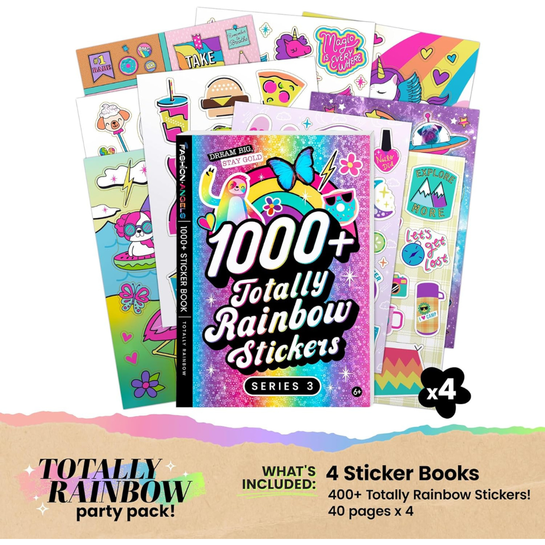 Fashion Angels - 1,000+ Totally Rainbow Sticker Book