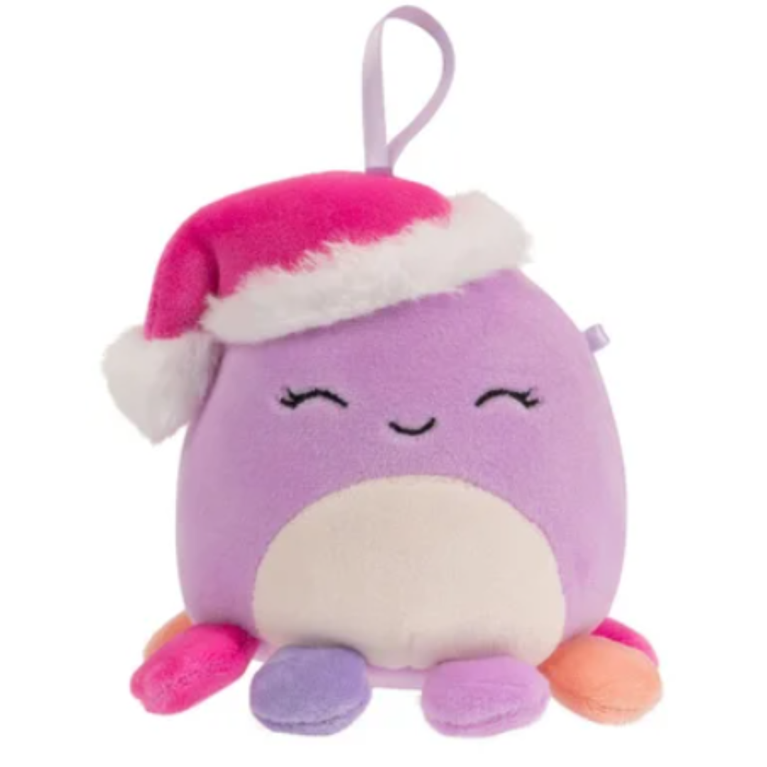 Peluche Squishmallows 4 " - Beula The Purple Octopus