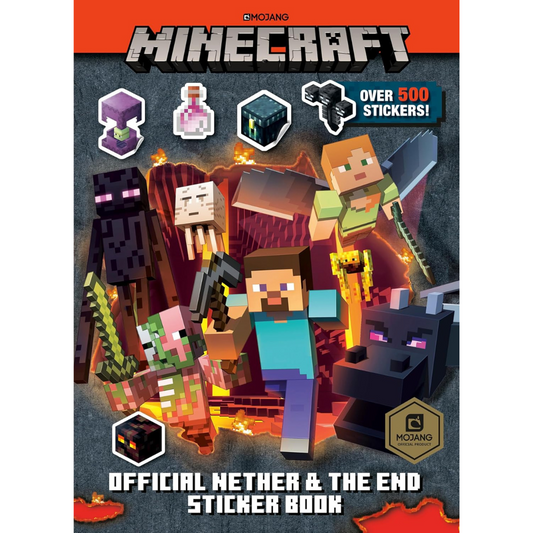 Libro de Actividades - Minecraft Official the Nether and the End Sticker Book