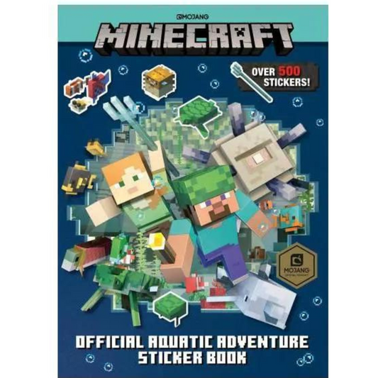 Libro de Actividades - Minecraft Official Aquatic Adventure Sticker Book