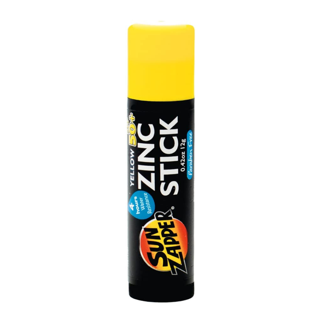 Sun Zapper Zinc Stick - Protector solar mineral de color amarillo SPF50+ UVA/UVB