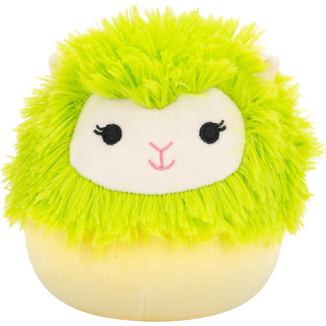 Peluche Squishmallows 5" - Cavaleri The Lime Green Alpaca