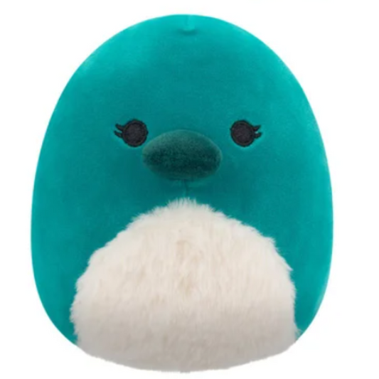 Peluche Squishmallows 5" - Selassi Green Platypus