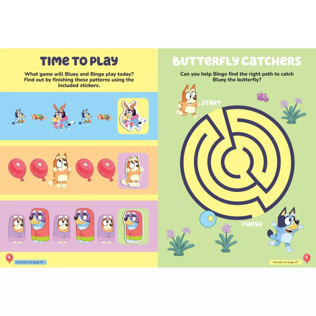 Libro de Stickers - Bluey Stickertivity: My First Sticker Activity Fun