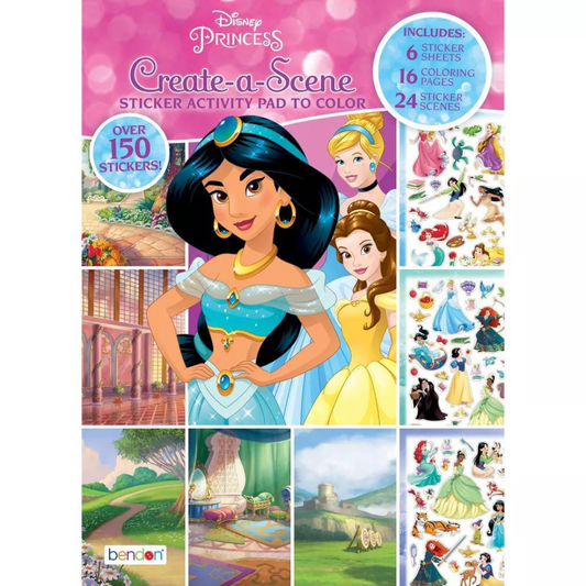 Libro de Actividades - Disney Princess Create a Scene Book