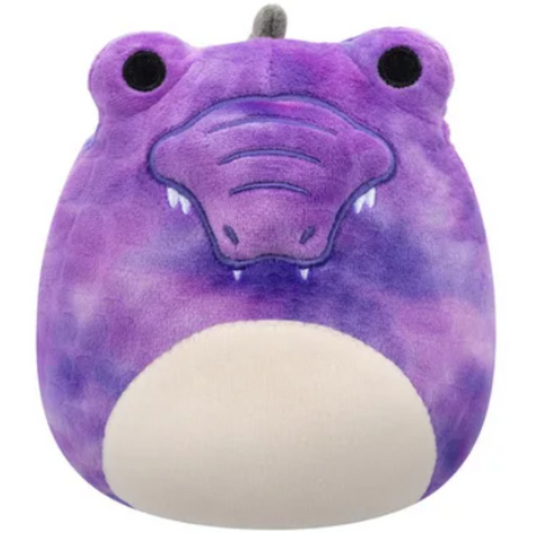 Peluche Squishmallows 5" - Dove the Purple Crocodile