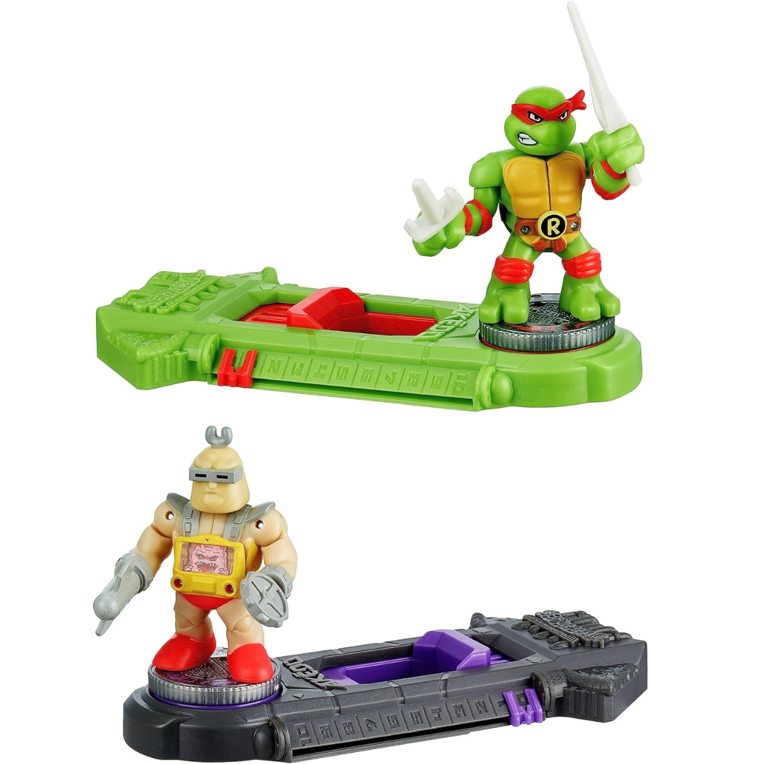 Legends of Akedo Teenage Mutant Ninja Turtles. Mini Battling Warriors Versus Pack Raphael Vs Krang