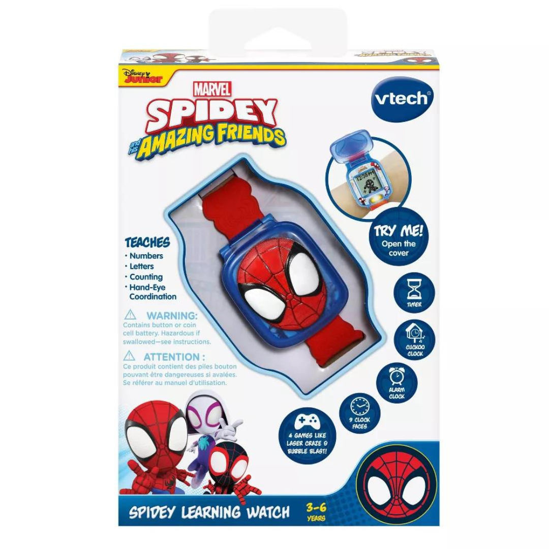 VTech - Reloj de aprendizaje Spidey and His Amazing Friends