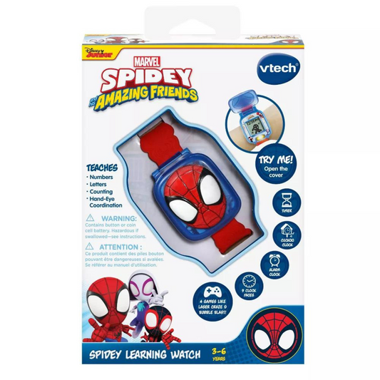 VTech - Reloj de aprendizaje Spidey and His Amazing Friends