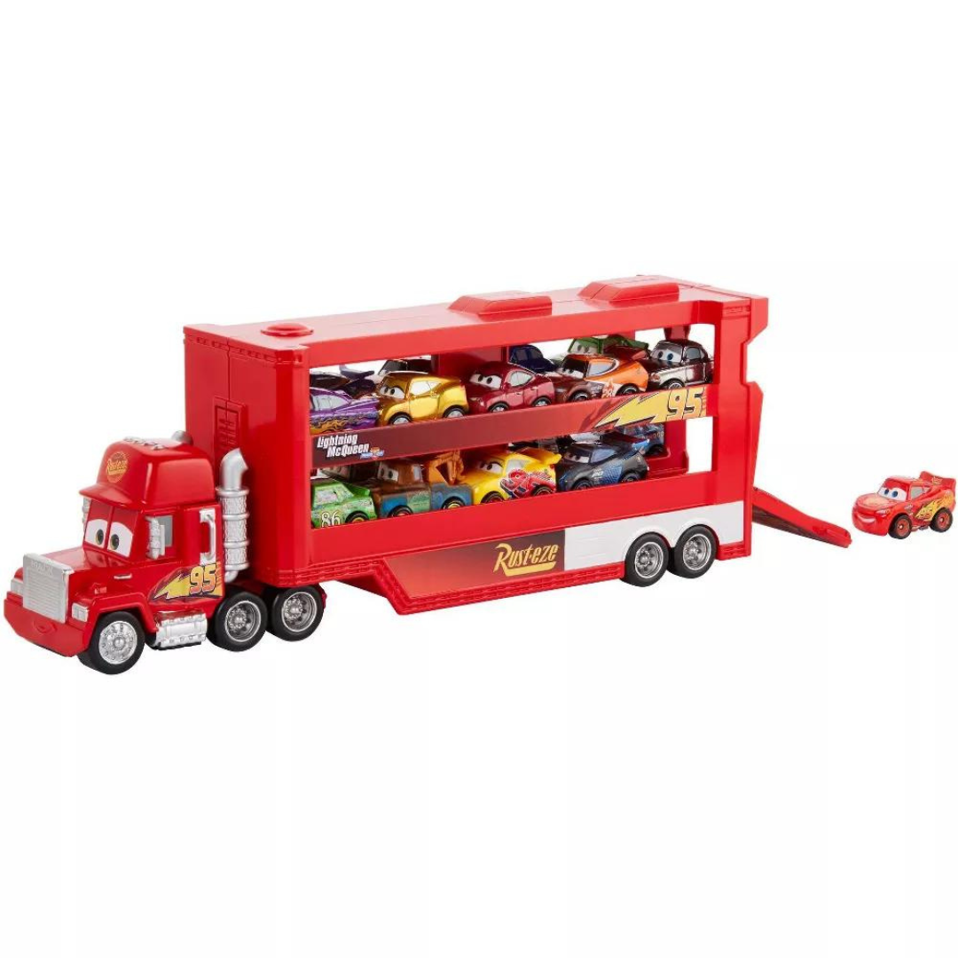 Disney Pixar Cars Mini Racers Mack Transporter