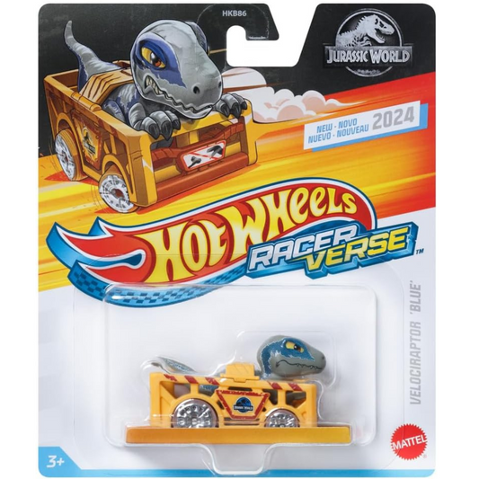 Hot Wheels Racer Reverse - Velociraptor Blue