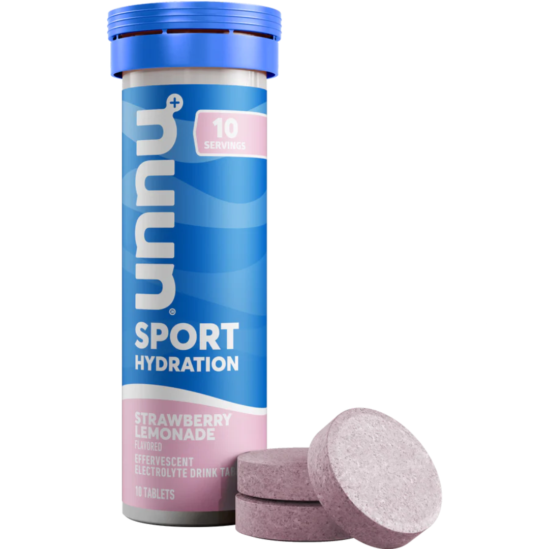 NUUN Sport Hydration - 10 Tabletas de electrolito (Strawberry Lemonade)