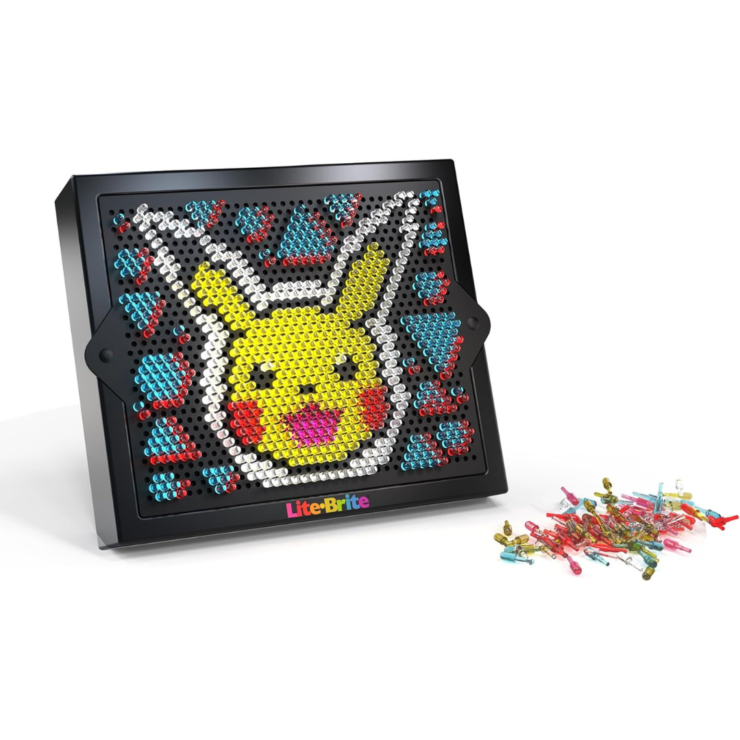 Lite Brite Super Bright HD, Edición Pokémon – Pantalla creativa retro iluminada