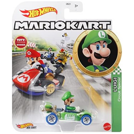 Hot Wheels Mario Kart - Luigi Circuit Special 1UP