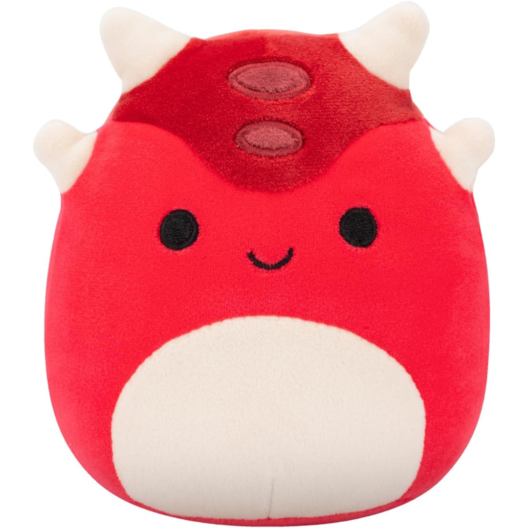 Peluche Squishmallows 5" - Sergio the Red Dinosaur