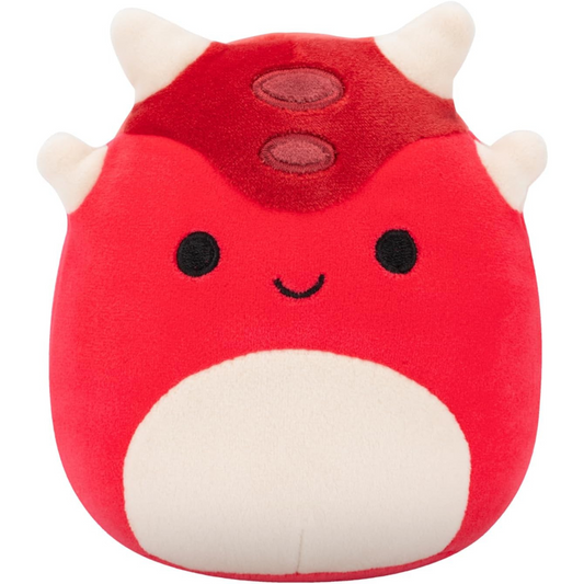 Peluche Squishmallows 5" - Sergio the Red Dinosaur
