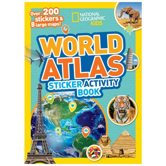 National Geographic Kids World Atlas Sticker Activity Book