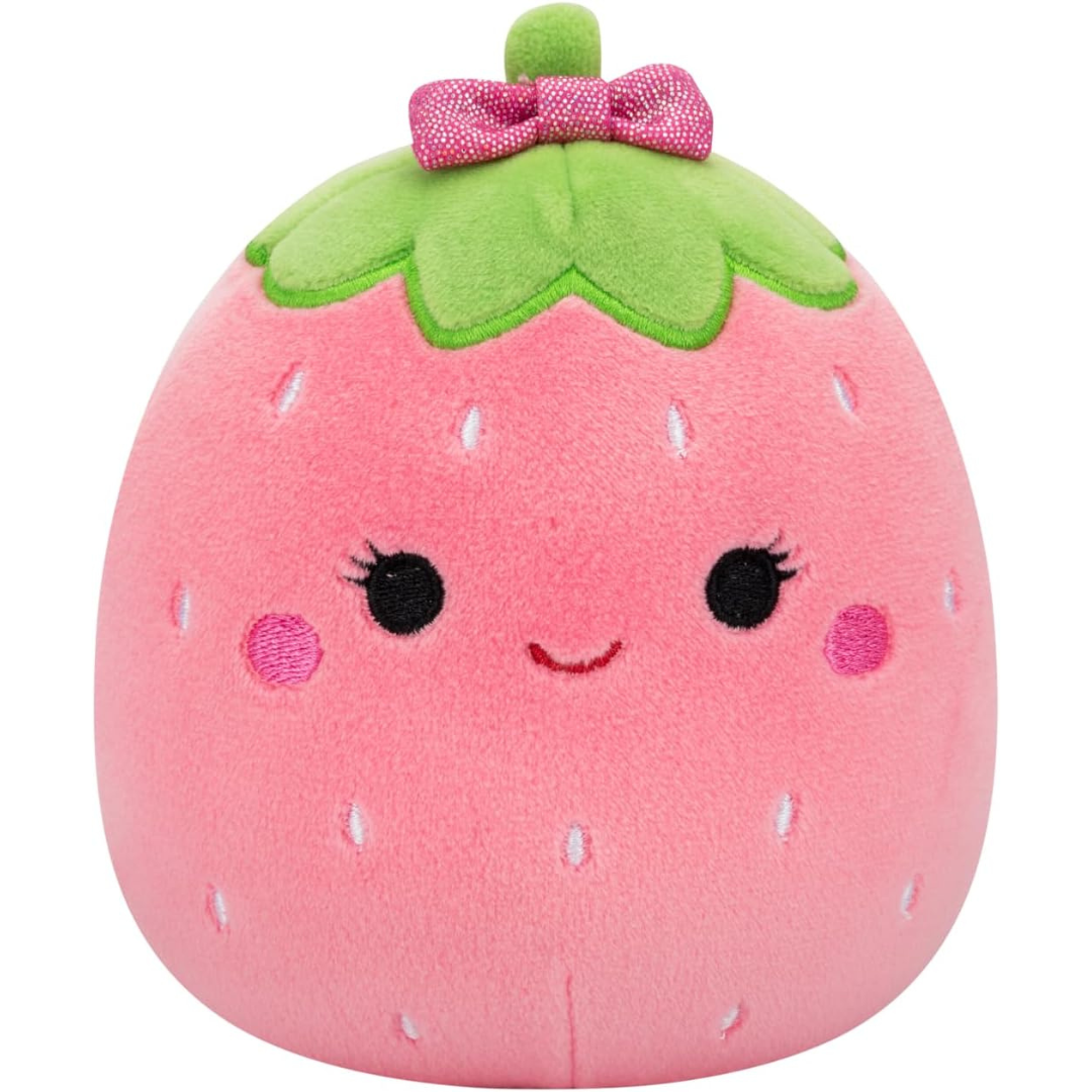 Peluche Squishmallows 5" - Cherleen la fresa rosa