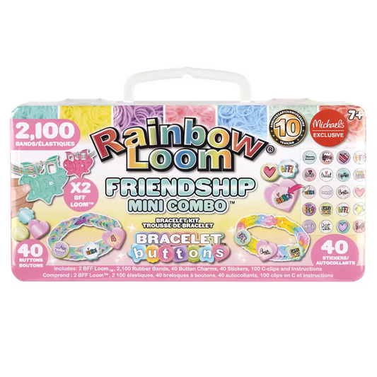 Rainbow Loom - Kit de Pulseras Friendship Mini Combo