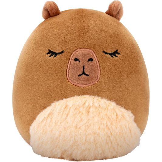 Peluche Squishmallows 5" - Lijjian el marrón. Capibara