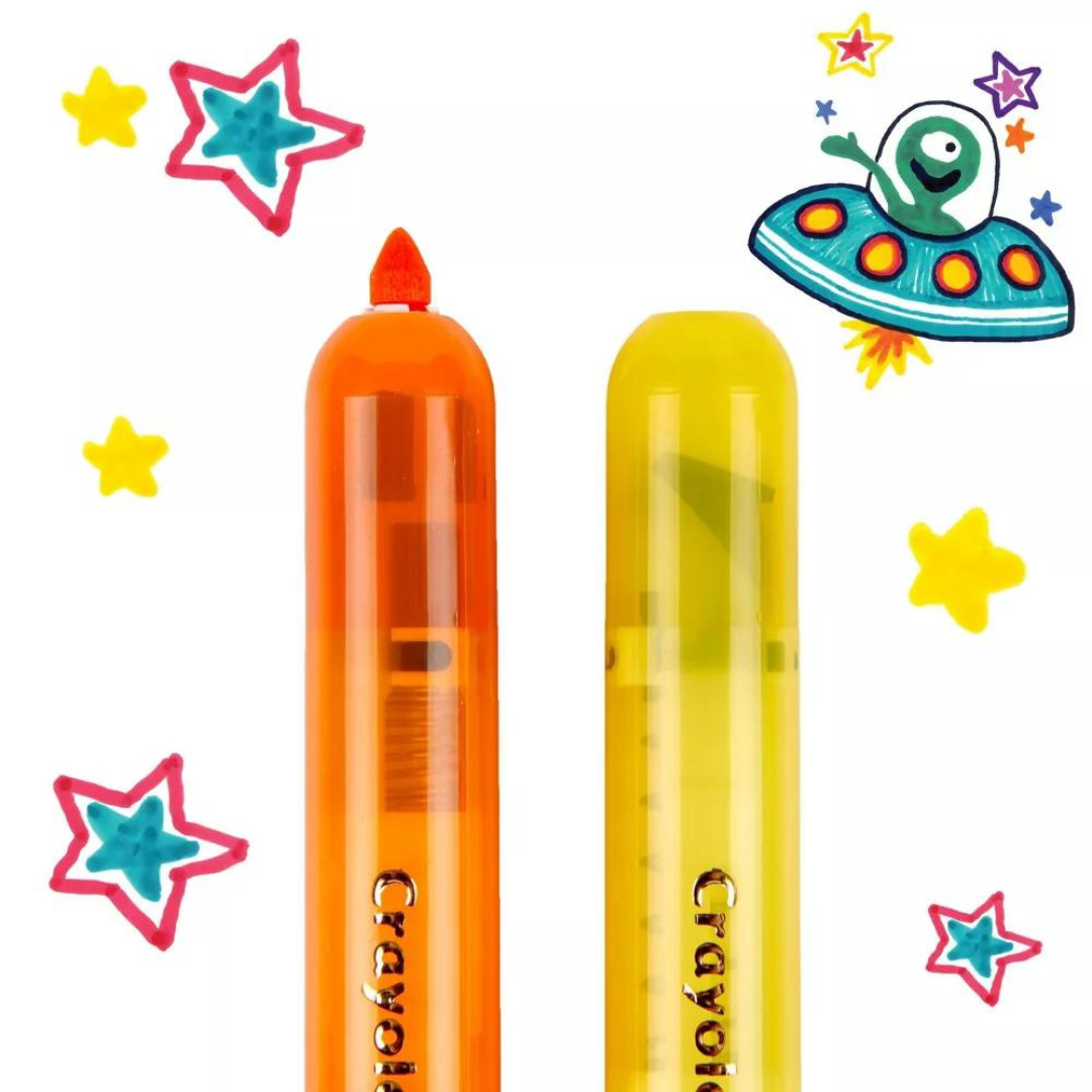 Crayola - 10 Plumones Clicks Retráctiles