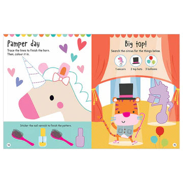 Libro de Actividades - Big Stickers for little hands:My Unicorns and Mermaids Sticker Book