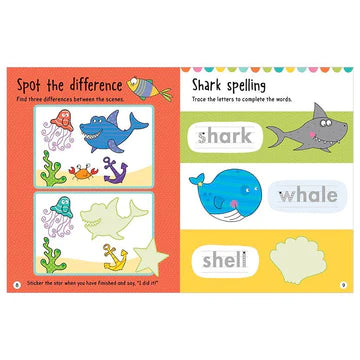 Libro de Actividades - Big Stickers for Little Hands: Sharks, Dino, Farm Animals and Mighty Machines