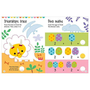 Libro de Actividades - Big Stickers for Little Hands: Sharks, Dino, Farm Animals and Mighty Machines