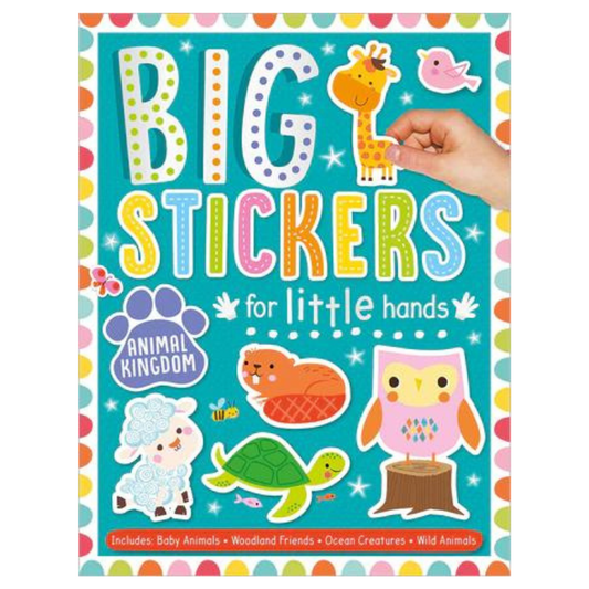 Libro de Actividades - Big Stickers for little hands: Animal Kingdom