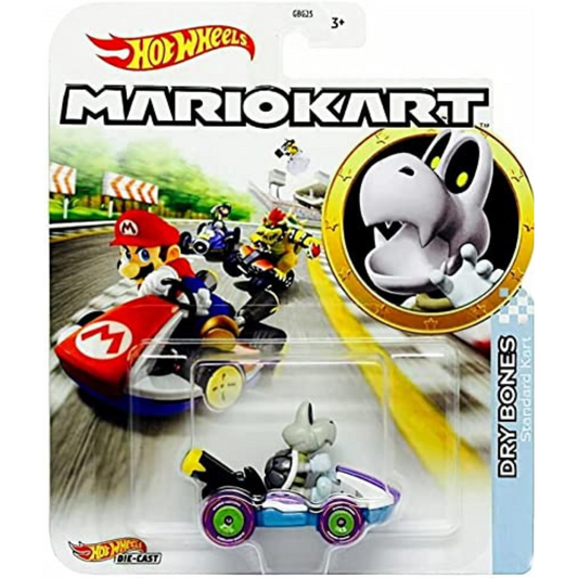 Hot Wheels Mario Kart - Dry Bones Standard Kart