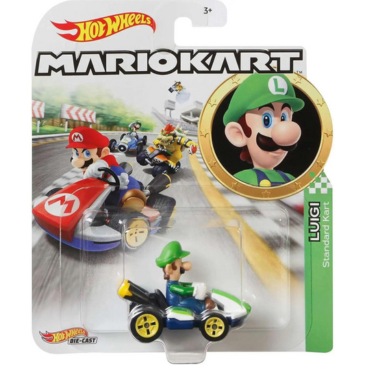 Hot Wheels Mario Kart - Luigi Standard Kart